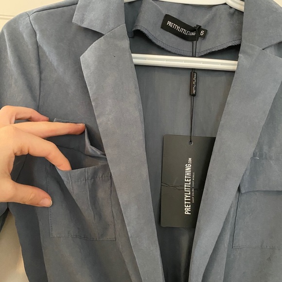 PrettyLittleThing LongSleeve Shorts Romper Jumper - Picture 2 of 9